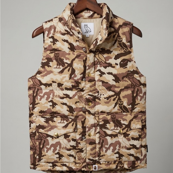 OVO Other - BAPE x OVO Woodland Camo Down Vest